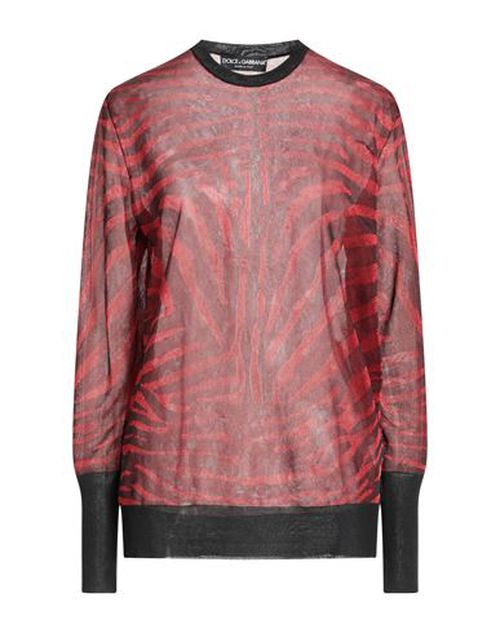 Woman Sweater Red Size 4 Polyester