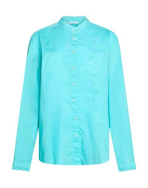Soluzione Woman Shirt Turquoise Size 6 Cotton, Elastane