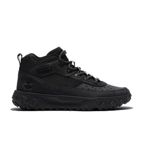Timberland for man. TB0A5VAC0151 GreenStride Motion 6 lace-up mid-calf leather mountaineering boots black (41), Flat, Laces, Casual, Sport,