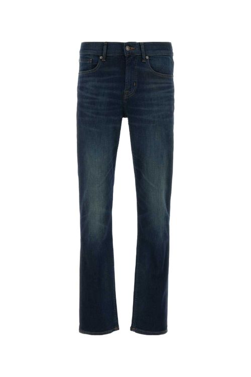 Stretch Denim Jeans — Blue