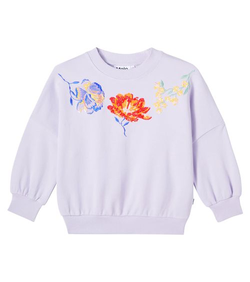 Marika floral cotton jersey sweatshirt