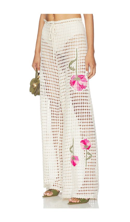 Agua Bendita x REVOLVE Roots Pasha Pant in Cream. L. Also in M