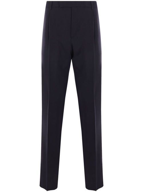 Pressed-crease trousers - Blue