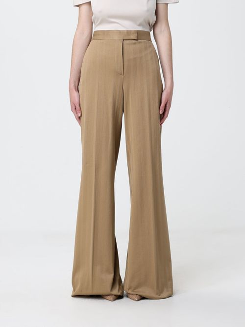 Pants Woman color Beige