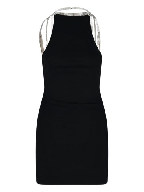 Sleek Viscose-Blend Mini Dress