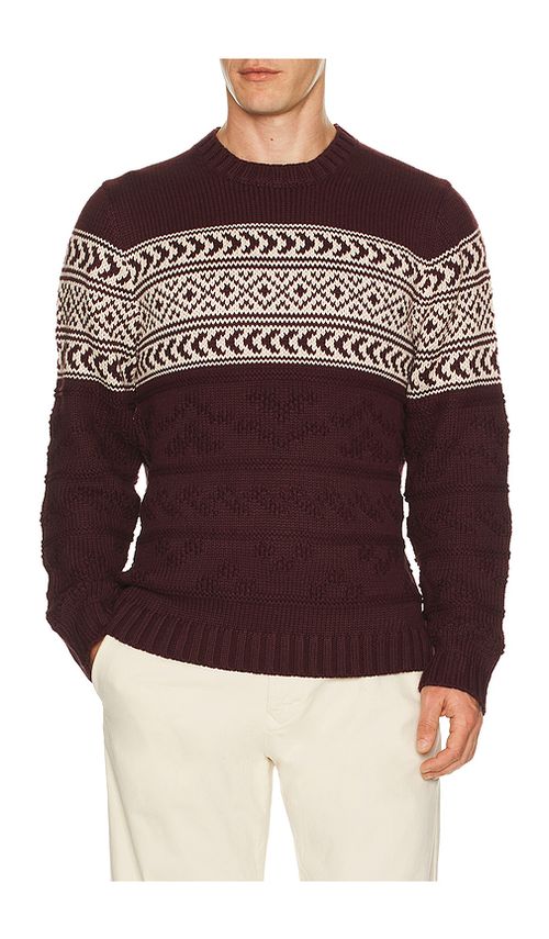 Marine layer jersey textured en color burgundy L también en M, S, XL/1X