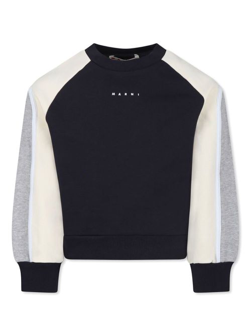 Logo-print sweater - Black