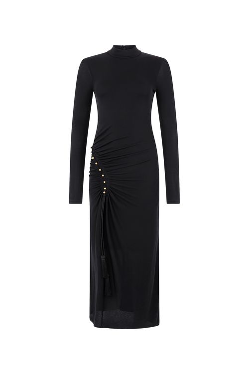 Long Dress With Ruffle Detail