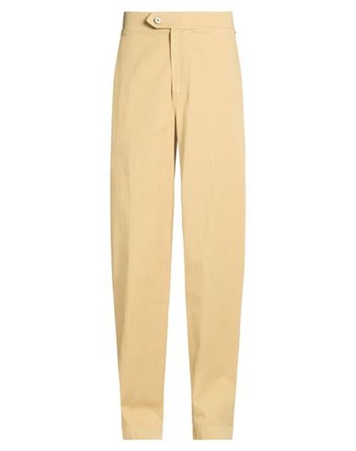 Man Pants Camel Size S Cotton