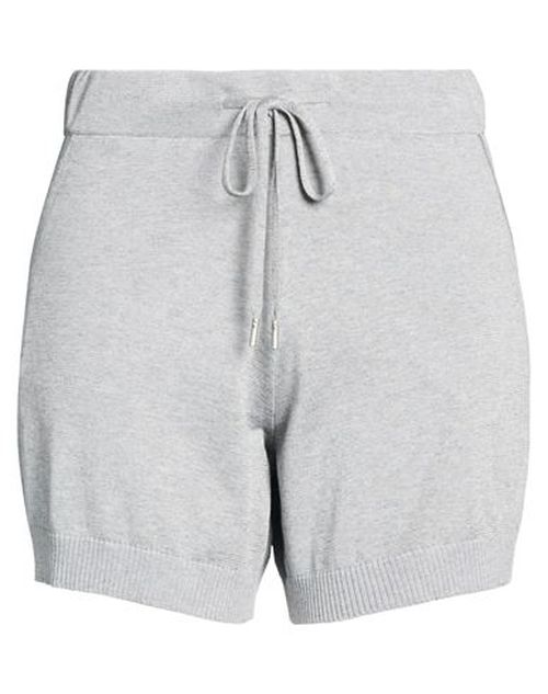 Woman Shorts & Bermuda Shorts Grey Size 6 Cotton, Viscose, Polyester
