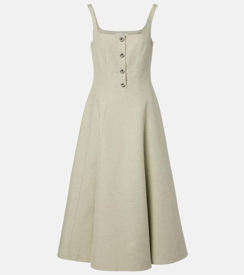 Orrie cotton-blend midi dress