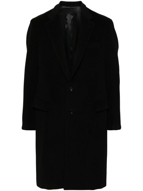 Virgin wool coat - Black