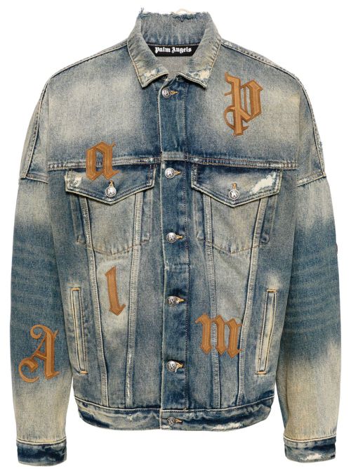 Flap pockets denim jacket - Blue