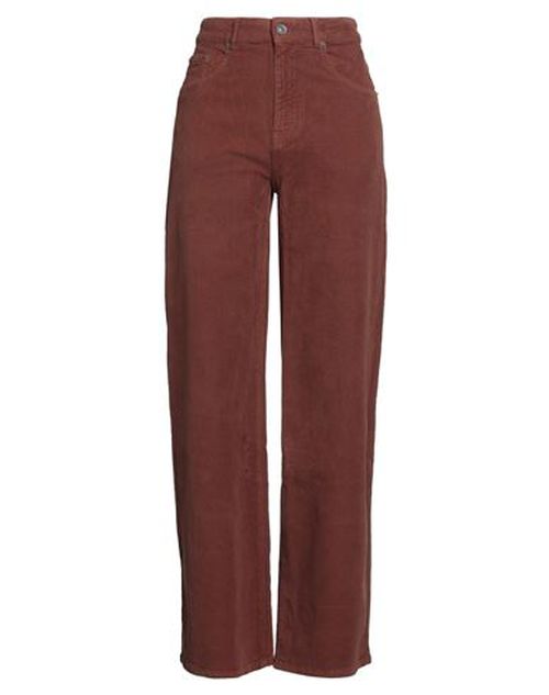 Woman Pants Chocolate brown Size 25 Organic cotton, Elastane