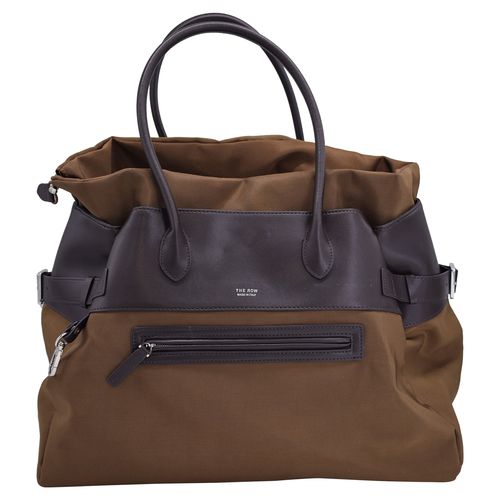 Margaux 17 Inside-out Tote Bag In Brown Canvas