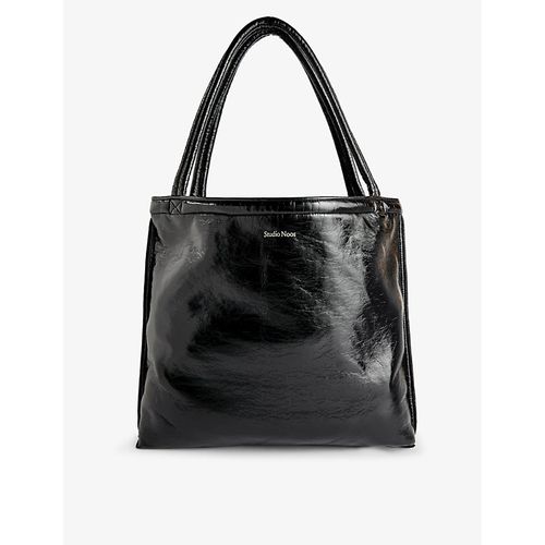 Black / Dark Grey Teddy Mom Woven Tote bag 1SIZE
