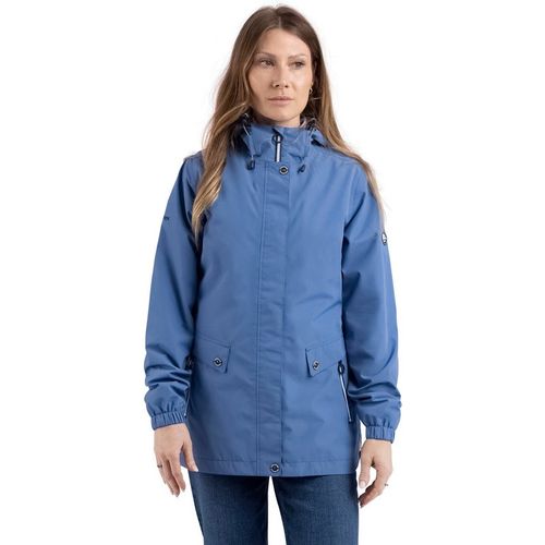 Trespass Womens/Ladies Flourish Waterproof Jacket Coastal Blue - X-Sma