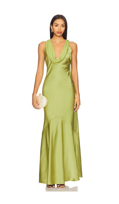 Runaway The Label x REVOLVE Gabriella Maxi Dress in Olive. XXS. Also in L