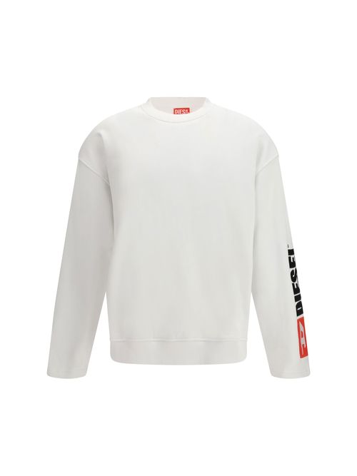 Logo-Printed Cotton Sweatshirt — White