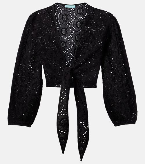 Pia cotton lace top