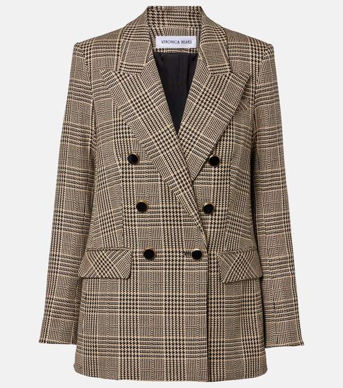 Rhys Houndstooth double-breasted blazer