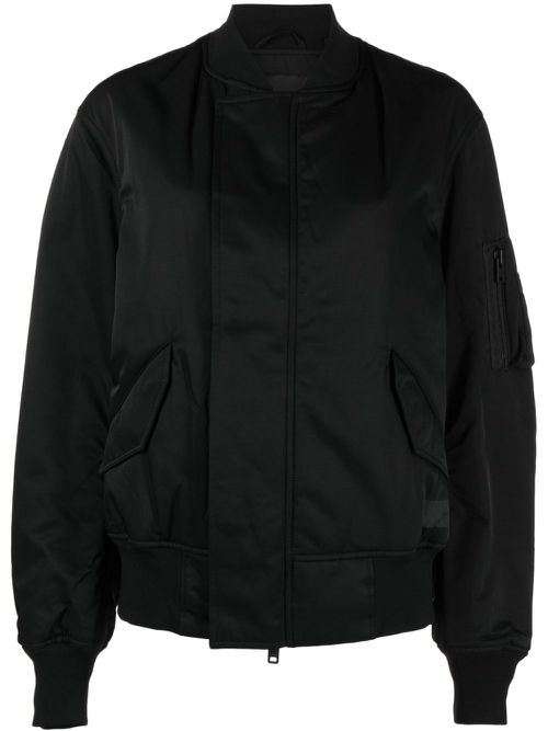Long-sleeve bomber jacket - Black