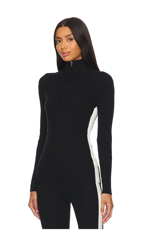 Varley Demi 2.0 Half Zip Knit in Black.  XL. Also in