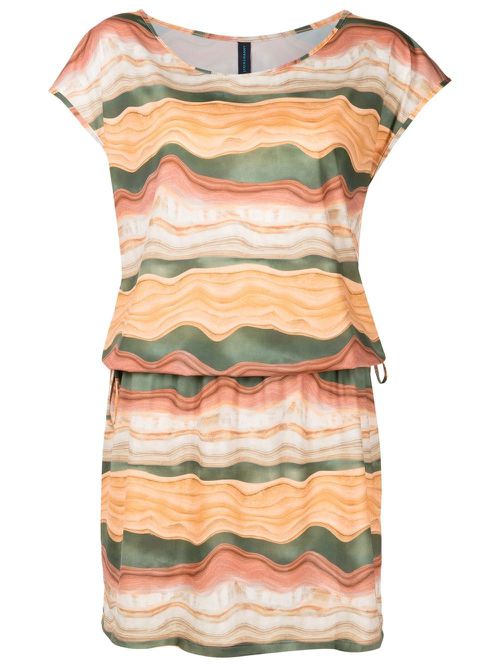 Shiva tie-waist mini dress - Brown