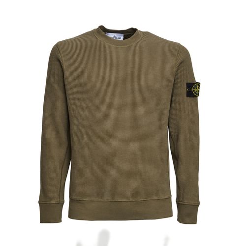 Organic Cotton Waffle Fleece Sweatshirt for Men
