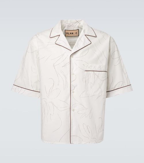 Printed cotton shirt