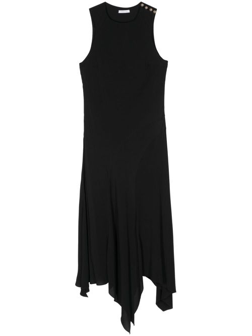 Crepe maxi dress - Black