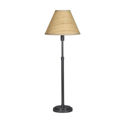 Blackened Brass Buffet Lamp from the Polly Collection