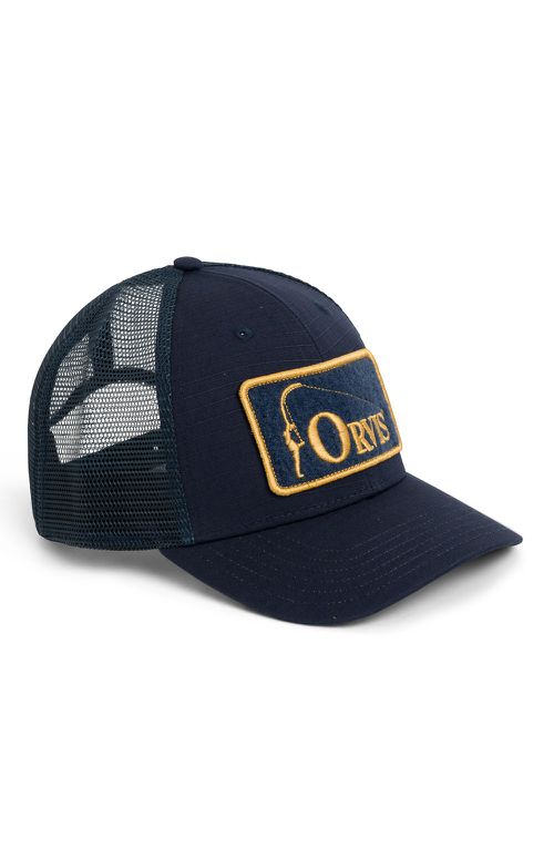 Ripstop Covert Trucker Cap - Navy Blue, Navy