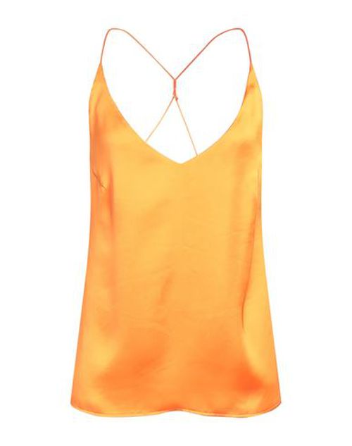 The Nina Studio Woman Top Orange Size 2 Polyester