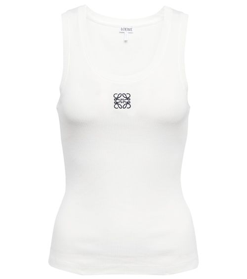 Loewe Anagram cotton-blend tank top
