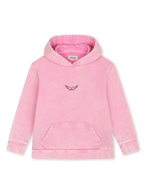 Graphic-print hoodie - Pink