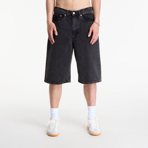 Patta Whiskers Denim Shorts Black Black Deni