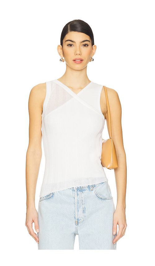 SOVERE TOP IN LAGENOPTIK DUALITY in White. Größe XS. Also in L, M