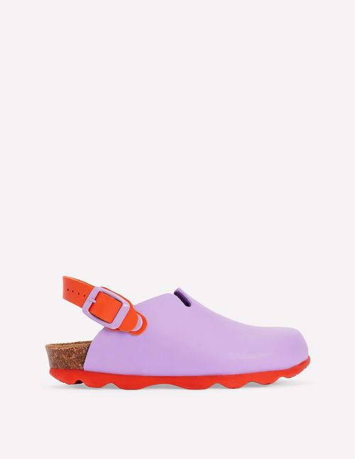 Girls Colourblock Clogs in Purple | Size 24