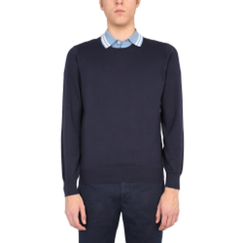 Crew neck cotton sweater