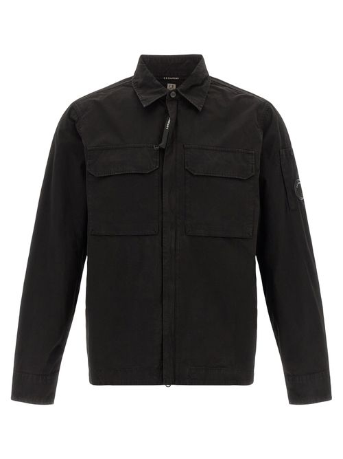 100% Organic Cotton Overshirt — Black