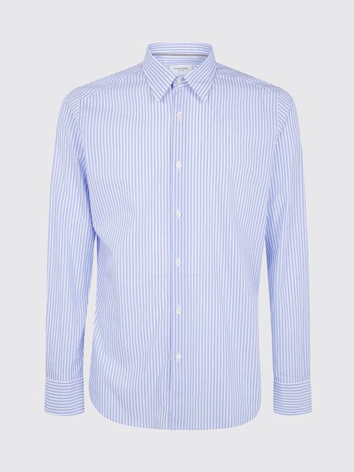 Shirt Men color Gnawed Blue