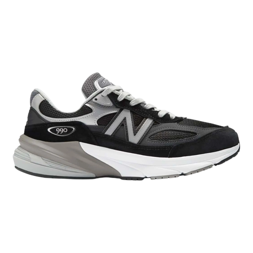 990v6 WIDE Men Running Sneakers Black/Silver