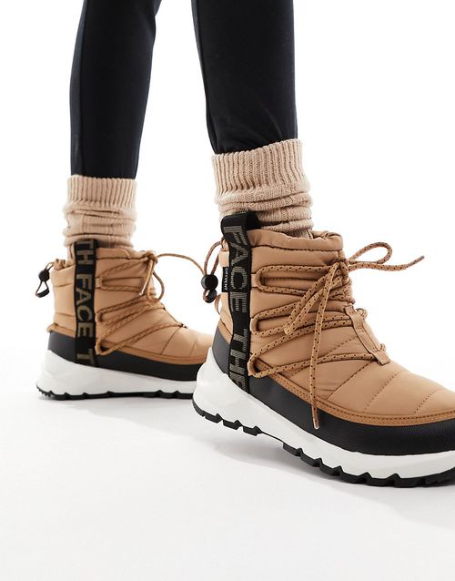 Thermoball lace up boots in brown