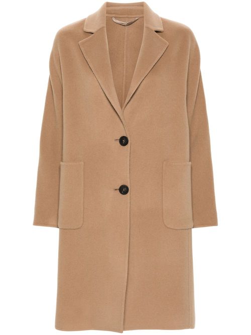 Single-breasted coat - Brown