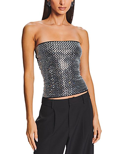 Valery Embellished Tube Top