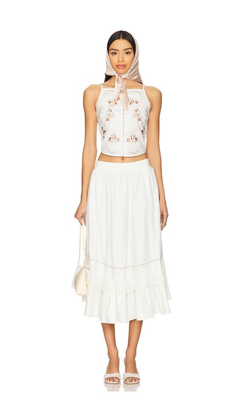 Free People SET FREE PEOPLE MAEBERRIE in Ivory. Größe XS. Also in L, M