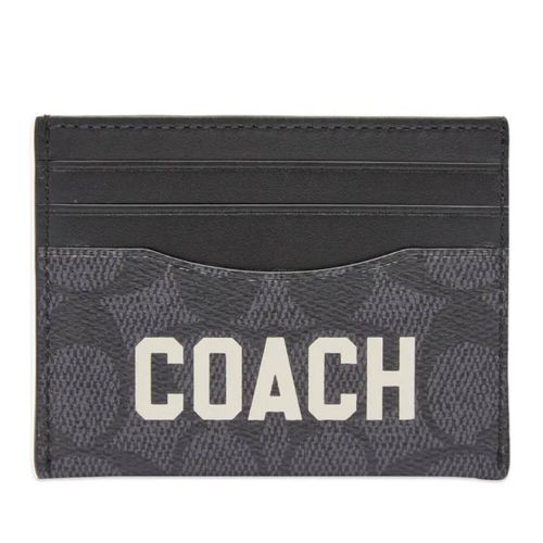 Card Case In Signature Canvas With Graphic