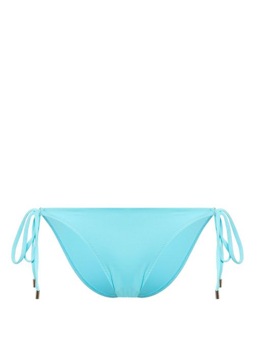 Antibes logo-engraved bikini bottoms - Blue