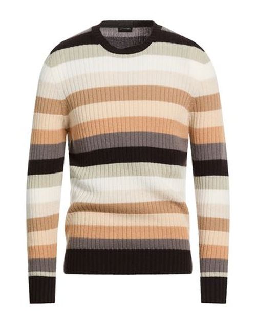 Man Sweater Dark brown Size 36 Cashmere